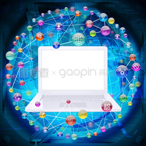 笔记本电脑与应用程序图标 驱动现代数字体验的技术开发探索